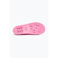 Pink-Red - Back - Hype Childrens-Kids Scribble Heart Galoshes