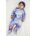 Purple - Back - Hype Baby Unicorn Sleeper Set
