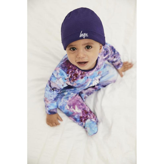 Purple - Side - Hype Baby Unicorn Sleeper Set