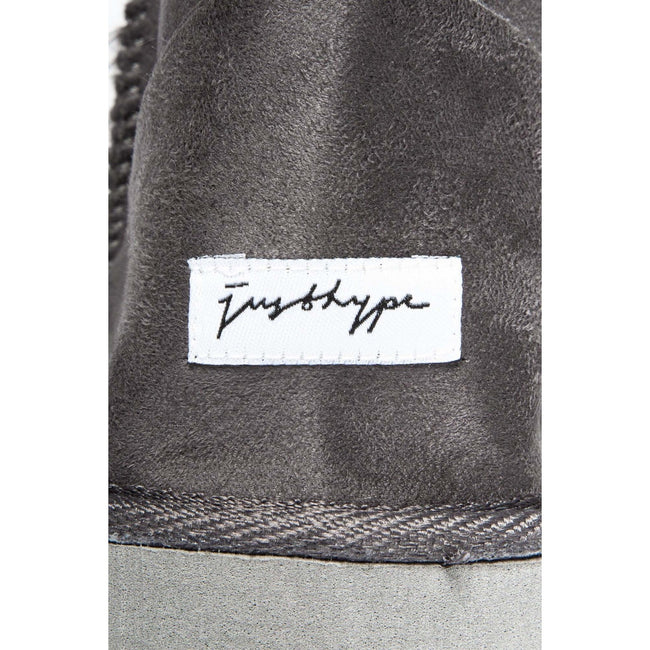 Gray - Back - Hype Womens-Ladies Slipper Boots