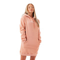 Nude - Front - Hype Womens-Ladies Scribble Longline Hoodie