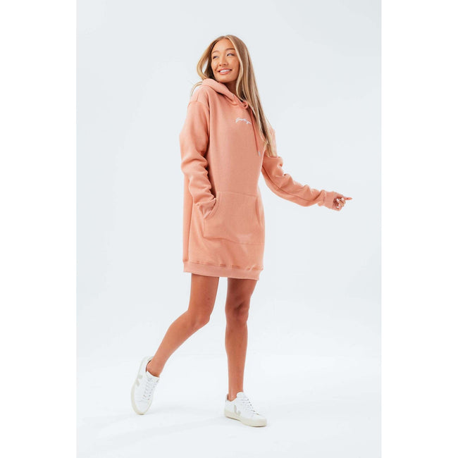 Nude - Back - Hype Womens-Ladies Scribble Longline Hoodie