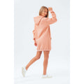 Nude - Side - Hype Womens-Ladies Scribble Longline Hoodie