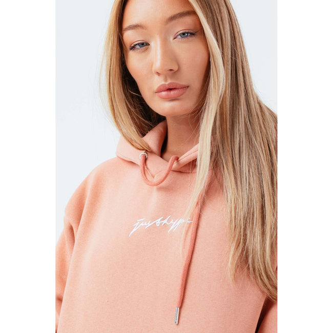 Nude - Lifestyle - Hype Womens-Ladies Scribble Longline Hoodie