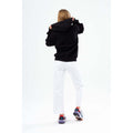 Black-White - Pack Shot - Hype Girls Script Frill Hoodie