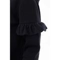Black-White - Close up - Hype Girls Script Frill Hoodie