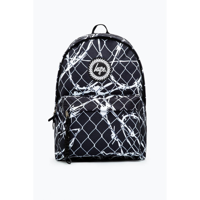 Black-White - Front - Hype Fence Knapsack