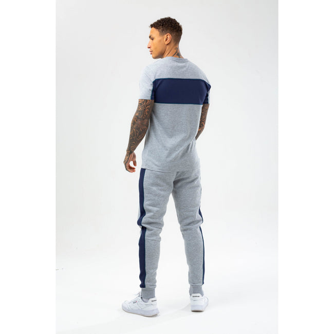 Gray-Navy Blue - Back - Hype Mens Scribble T-Shirt