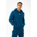 Teal - Back - Hype Mens Scribble Hoodie