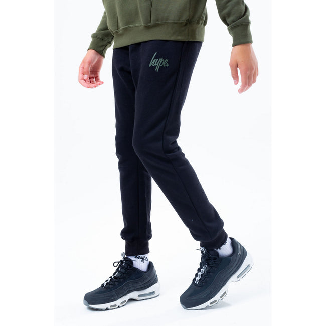 Khaki-Black - Pack Shot - Hype Childrens-Kids Tracksuit