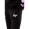 Black - Side - Hype Girls Butterfly Sweatpants