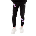 Black - Front - Hype Girls Butterfly Sweatpants