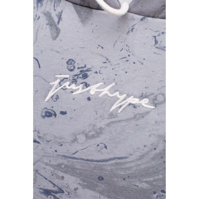Gray - Side - Hype Mens Mineral Hoodie