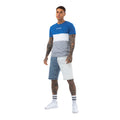 Blue-White-Grey Marl - Back - Hype Mens Enderby Scribble T-Shirt