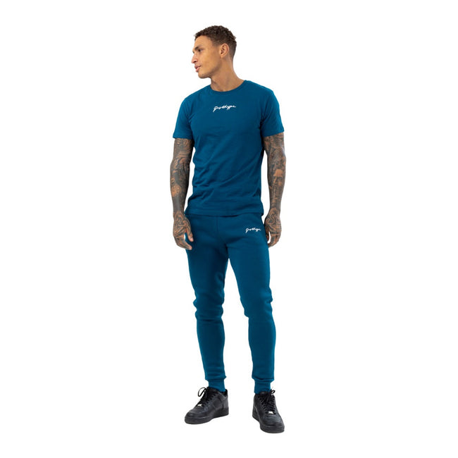 Teal - Back - Hype Mens Scribble T-Shirt