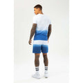 Blue-White - Side - Hype Mens Lake Fade Scribble T-Shirt