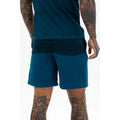 Teal-Black - Back - Hype Mens Fade Casual Shorts