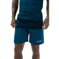 Teal-Black - Front - Hype Mens Fade Casual Shorts