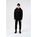 Black - Back - Hype Mens Triple Scribble Hoodie