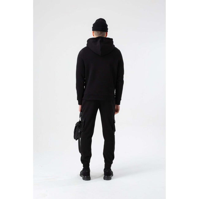Black - Lifestyle - Hype Mens Triple Scribble Hoodie