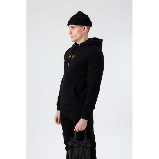 Black - Pack Shot - Hype Mens Triple Scribble Hoodie