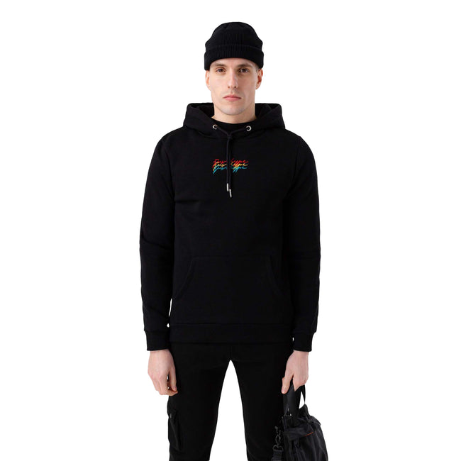 Black - Front - Hype Mens Triple Scribble Hoodie