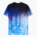 Blue-White - Back - Hype Boys Pool Drips Short-Sleeved Swim Top