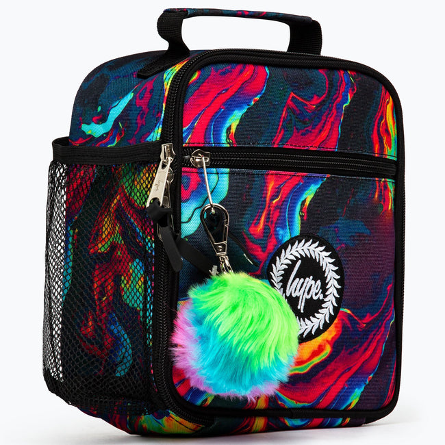 Multicolored - Side - Hype Iridescent Infrared Marble Lunch Box