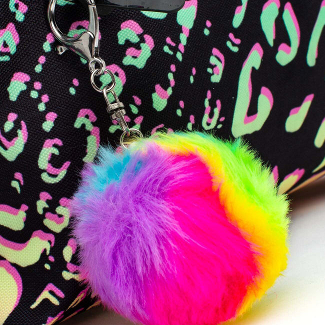 Black-Pink-Green - Lifestyle - Hype Gradient Animal Print Knapsack