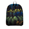 Black-Green-Blue - Back - Hype Dark Forest Wave Drips Knapsack