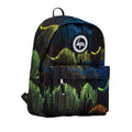 Black-Green-Blue - Side - Hype Dark Forest Wave Drips Knapsack
