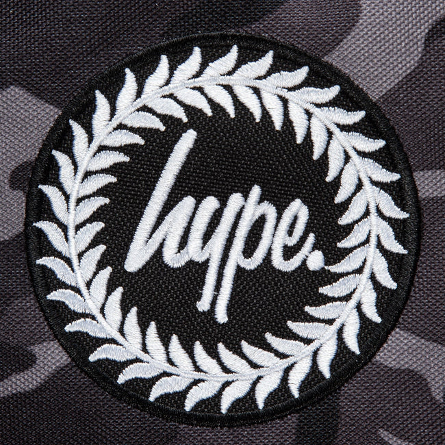 Black-Gray - Lifestyle - Hype Mono Camo Knapsack