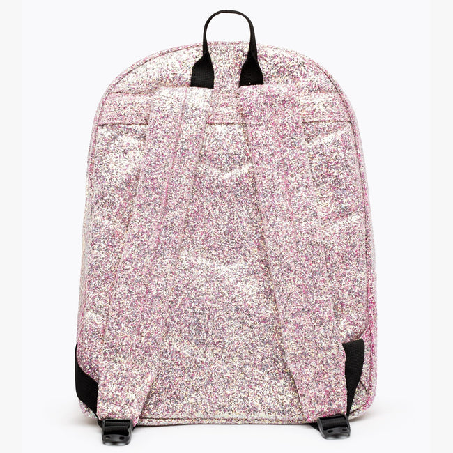 Gray-Pink - Back - Hype Iridescent Sequin Knapsack