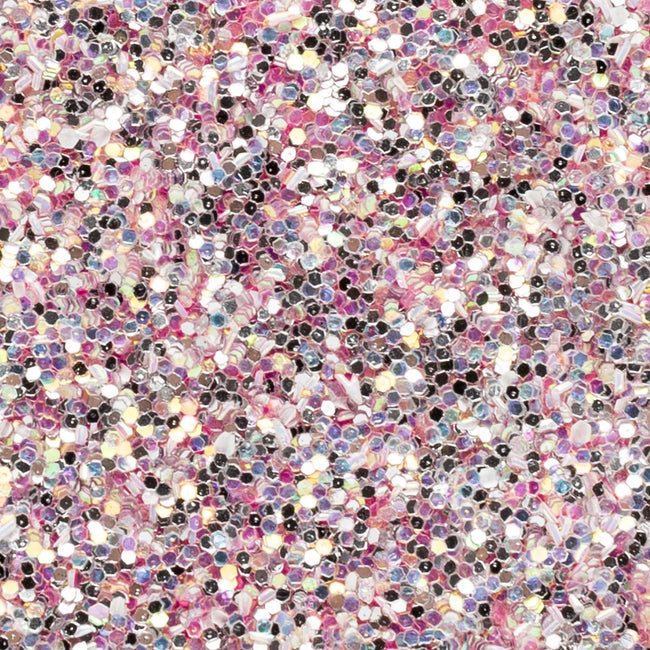 Gray-Pink - Close up - Hype Iridescent Sequin Knapsack