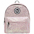 Gray-Pink - Front - Hype Iridescent Sequin Knapsack