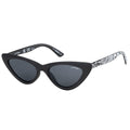 Black-White - Front - Hype Womens-Ladies GFND Wave Sunglasses