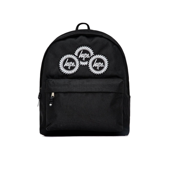 Black-White - Front - Hype Button Knapsack