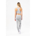 Gray-White - Back - Hype Womens-Ladies Bralette & Joggers Set