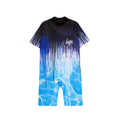Blue-Black-White - Front - Hype Boys Pool Rash Guard