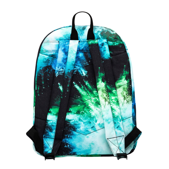 Blue-Black-Green - Back - Hype Chalk Dust Knapsack