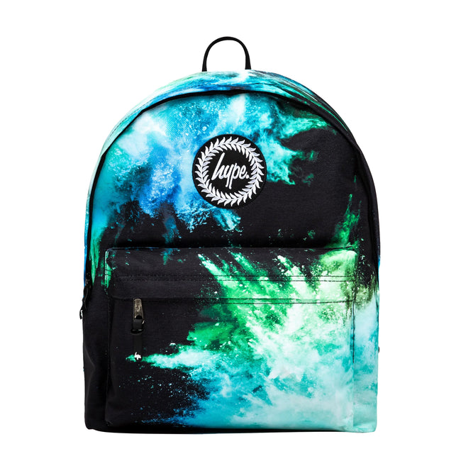 Blue-Black-Green - Front - Hype Chalk Dust Knapsack