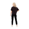 Charcoal - Back - Hype Womens-Ladies Scribble Boxy T-Shirt