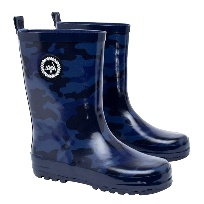 Navy Camo - Front - Hype Boys Camo Galoshes