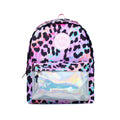 Purple-Black - Front - Hype Rainbow Leopard Knapsack