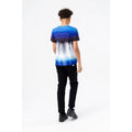 Blue-Black-White - Side - Hype Boys Drips T-Shirt
