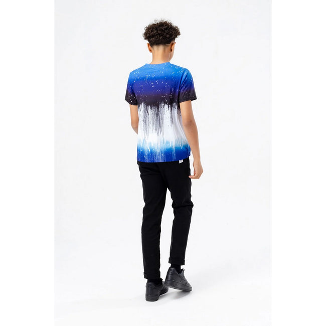 Blue-Black-White - Side - Hype Boys Drips T-Shirt