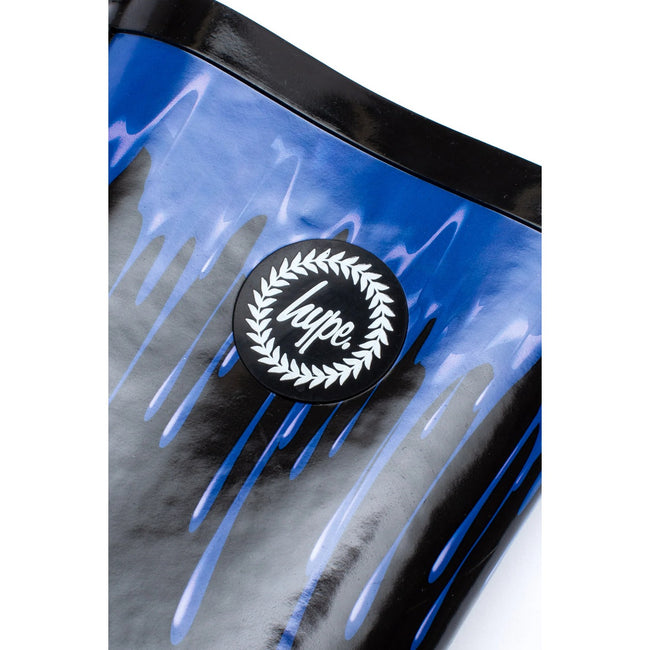 Black-Blue - Lifestyle - Hype Childrens-Kids Paint Galoshes