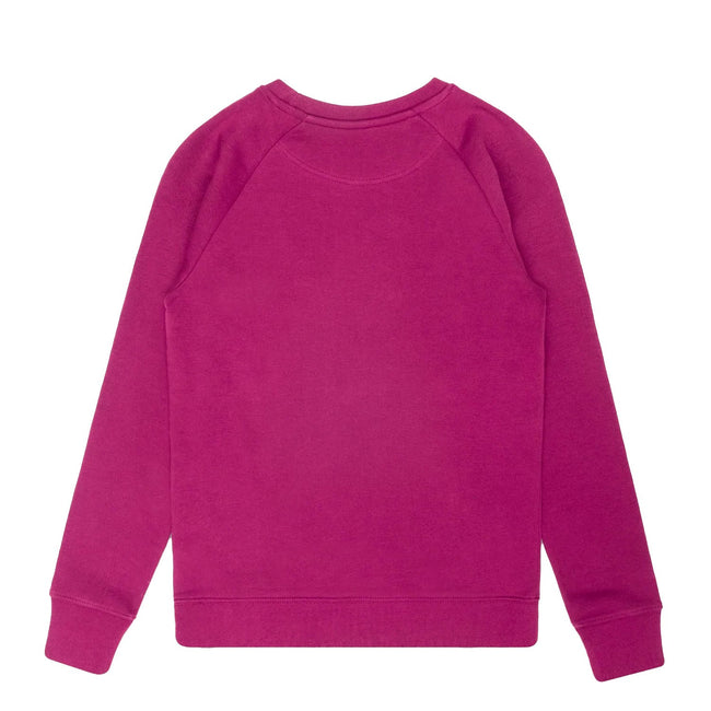 Fuchsia - Back - Hype Childrens-Kids Monotone Script Sweatshirt