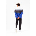 Blue-Black-White - Back - Hype Boys Crest Fade Padded Jacket