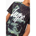 Khaki - Side - Hype Boys Tyler Camo Script T-Shirt